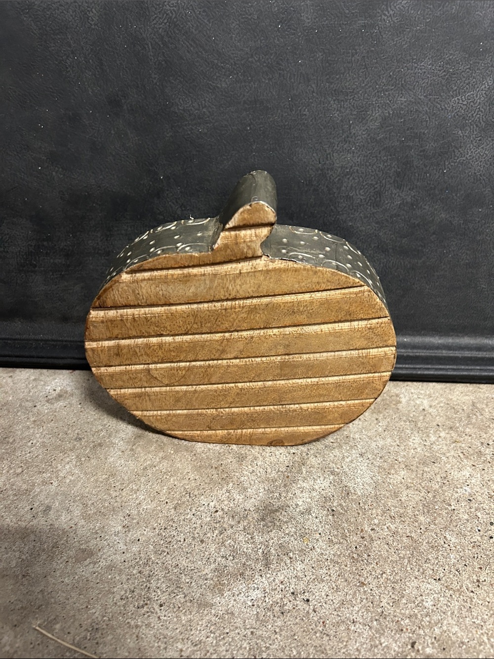 Wooden Pumpkin Decorative Accent